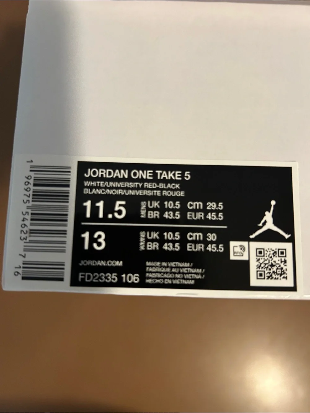 Nike Jordan One Take 5 Men’s Basketball Shoes